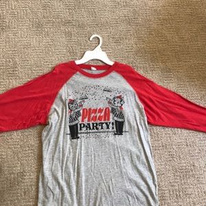 Baseball tee with vintage print